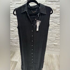 Elie tahari Womens Black Sleeveless dress size Medium NWT